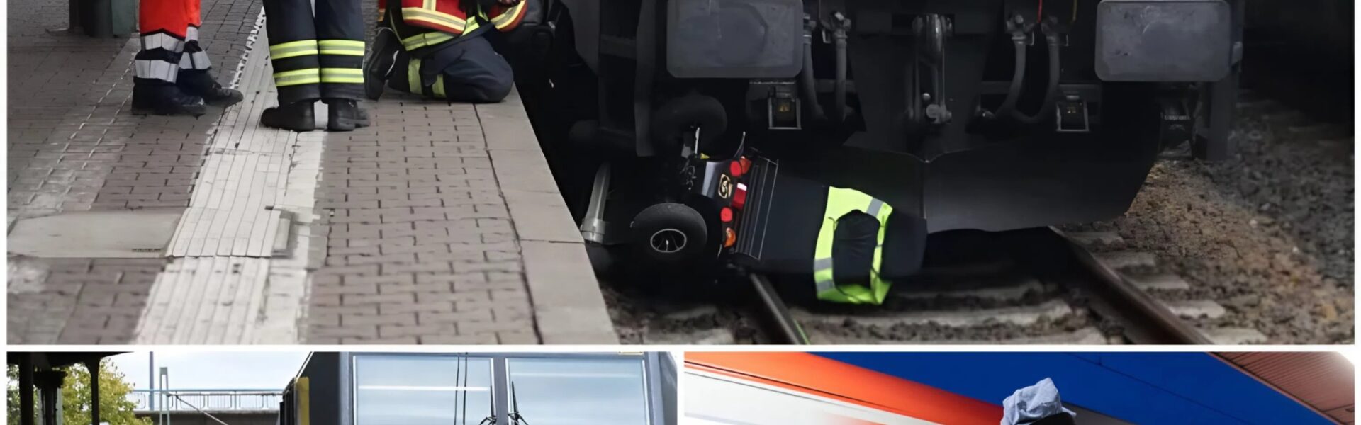 Dramatische Szenen in Hamburg-Harburg – Rollstuhlfahrer fällt vor einfahrenden Zug