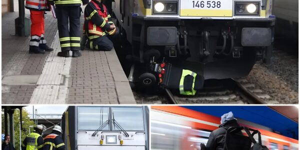 Dramatische Szenen in Hamburg-Harburg – Rollstuhlfahrer fällt vor einfahrenden Zug
