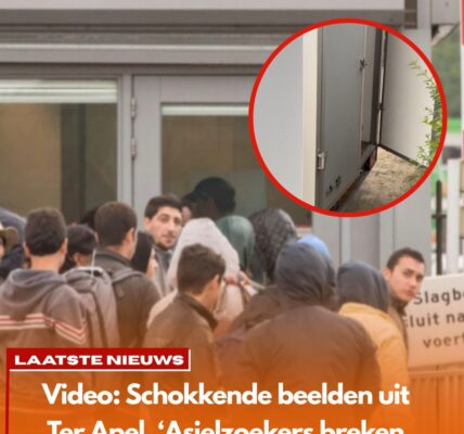 Schokkende beelden uit Ter Apel: Asielzoekers breken aanhanger open voor ‘overnachting’