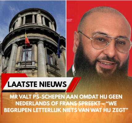 MR valt PS-schepen aan omdat hij geen Nederlands of Frans spreekt – “We begrijpen letterlijk niets van wat hij zegt”
