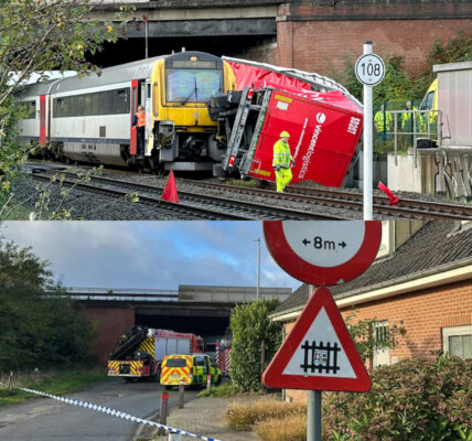 rein boort zich in vrachtwagen die verboden spooroverweg overstak – burgemeester spreekt van “onaanvaardbare nalatigheid”