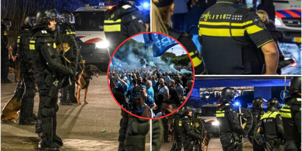Massale arrestatie in Eindhoven vlak voor PSV–Napoli: politie grijpt hard in tegen Italiaanse fans om nieuwe rellen te voorkomen