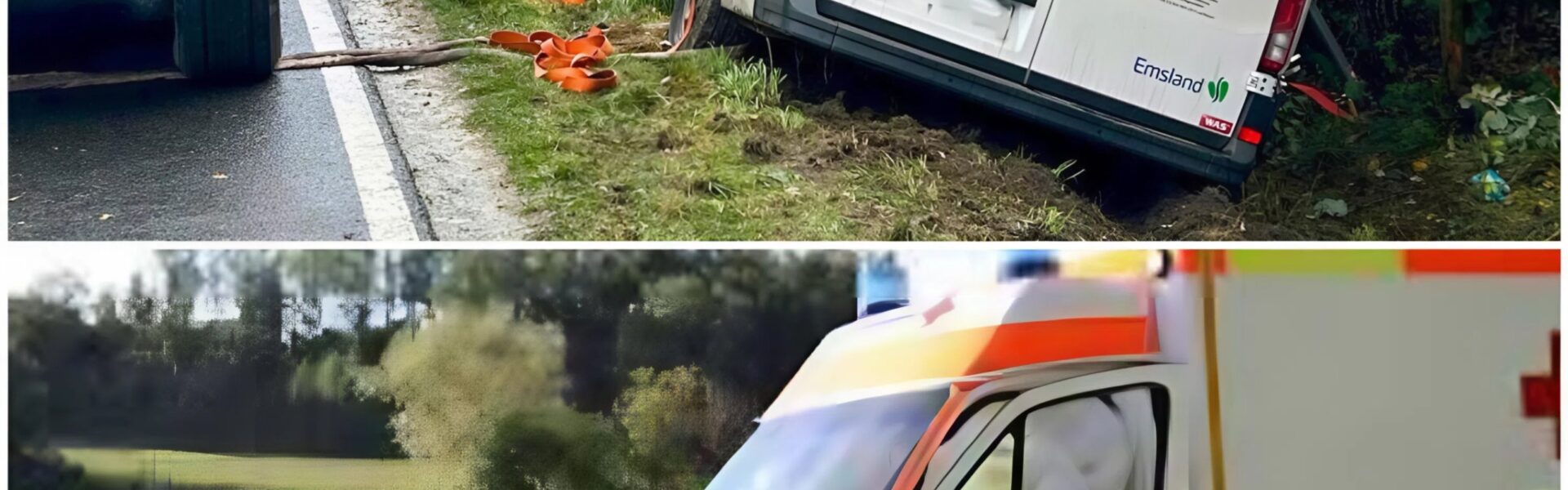 Krankentransporter verunglückt bei Werlte