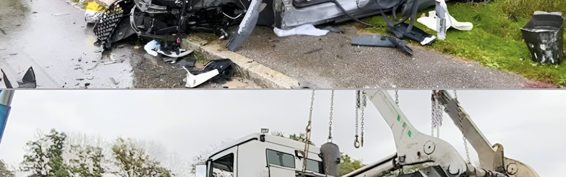 Schockierender Unfall im Schwarzwald – Auto nach Frontalcrash mit 18-Tonnen-Laster völlig zertrümmert! 👇