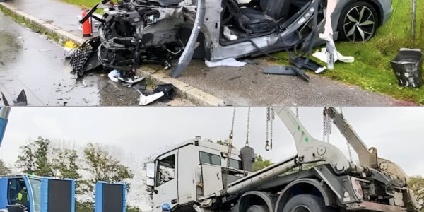 Schockierender Unfall im Schwarzwald – Auto nach Frontalcrash mit 18-Tonnen-Laster völlig zertrümmert! 👇