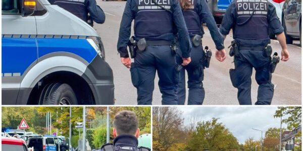 Großeinsatz wegen Fehlalarm an Schule in Karlsruhe-Weiherfeld – Polizei gibt schnell Entwarnung