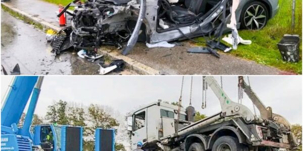 Horror-Crash im Schwarzwald: Frau aus zerstörtem VW gerettet, Laster kollidierte frontal! 🚨‼️