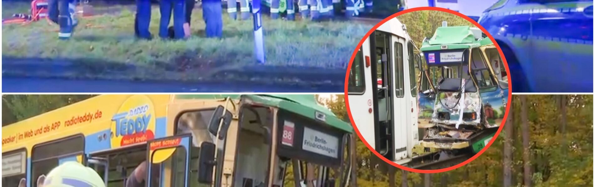 Horror-Crash bei Berlin: Straßenbahnen krachen frontal, Fahrerin eine Stunde lang eingeklemmt 🙏🏽