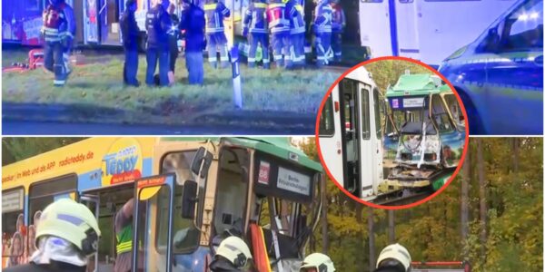 Horror-Crash bei Berlin: Straßenbahnen krachen frontal, Fahrerin eine Stunde lang eingeklemmt 🙏🏽