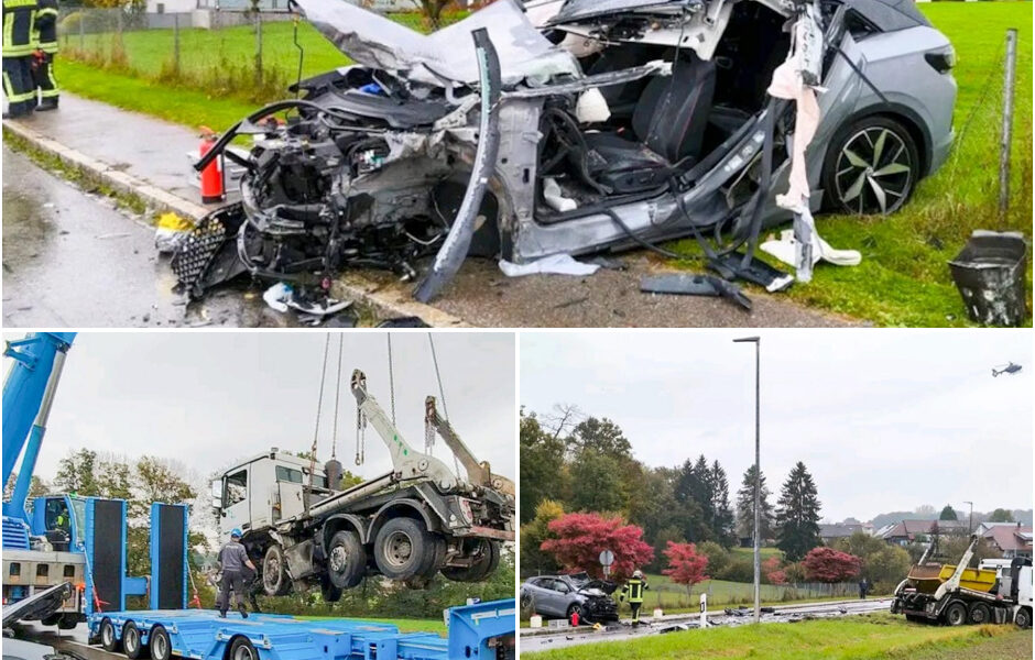 Schwerer Frontalcrash im Schwarzwald: 42-Jährige kracht in 18-Tonnen-Laster – Ersthelfer retten sie aus dem Wrack