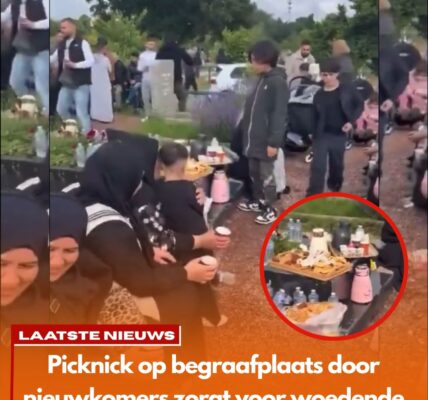 Video van etende groep op begraafplaats ontketent nationale verontwaardiging: ‘Onheilig en respectloos!’