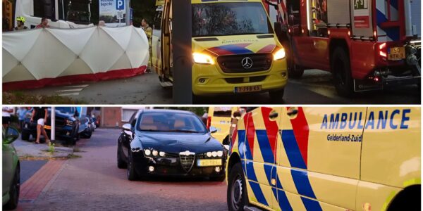 Fatbiker zwaargewond bij ongeval in Velp: auto opgetild voor redding