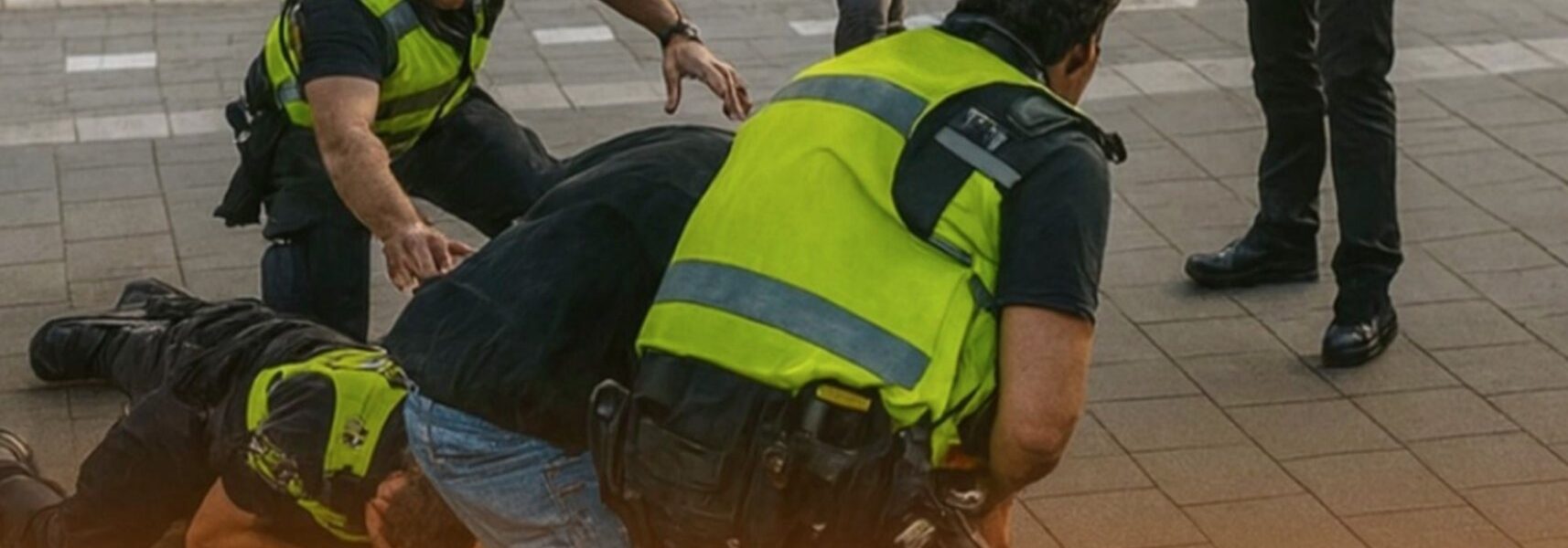 Eindelijk laat de politie zien dat ze er niet voor niks staan. Tijd om het gezag te herstellen!