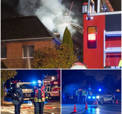 Polizei schutzt Feuerwehr bei gefährlichem Brandeinsatz in Schwalmtal (NRW)