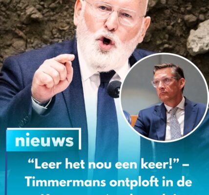 Oei.. Timmermans verliest geduld en begint te schreeuwen tegen JA21-voorman