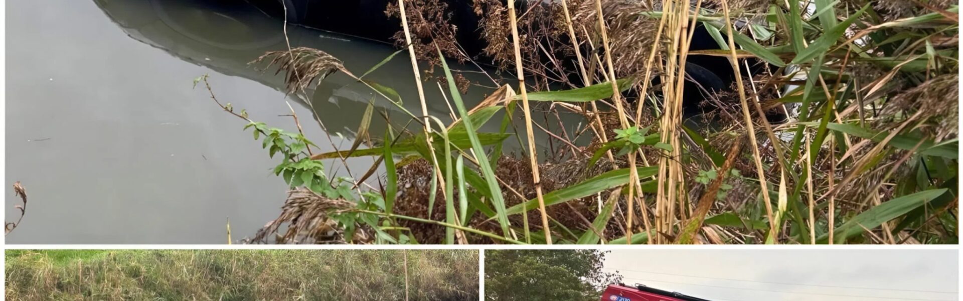 Verkehrsunfall in Neugarmssiel: Pkw landet im Wassergraben – Ersthelfer leisten vorbildliche Hilfe