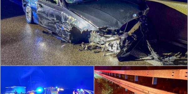 BMW verliert Kontrolle auf regennasser Autobahn – Rad fliegt 200 Meter weit, empörender Auslöser zwingt Polizei zu Sofort-Ermittlungen‼️👇