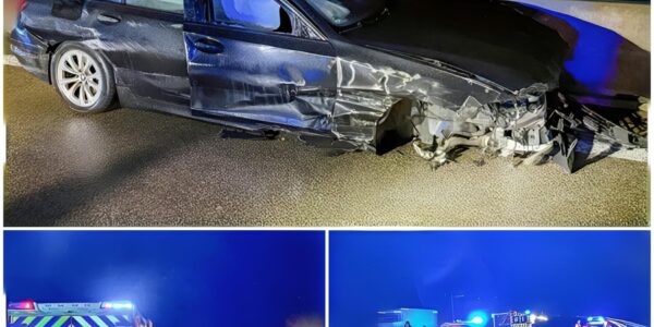 BMW schleudert mehrfach in Leitplanken