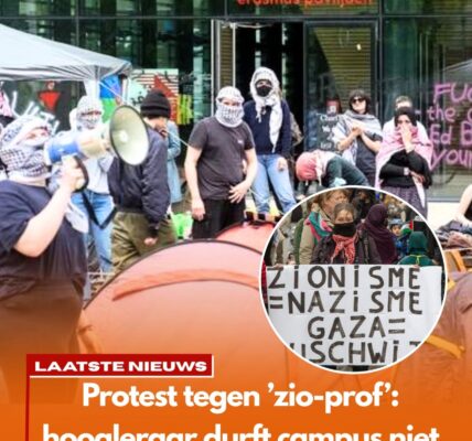 Schok op campus: Hoogleraar vlucht na ‘zio-prof’-protest – hoe vrij is de universiteit nog?