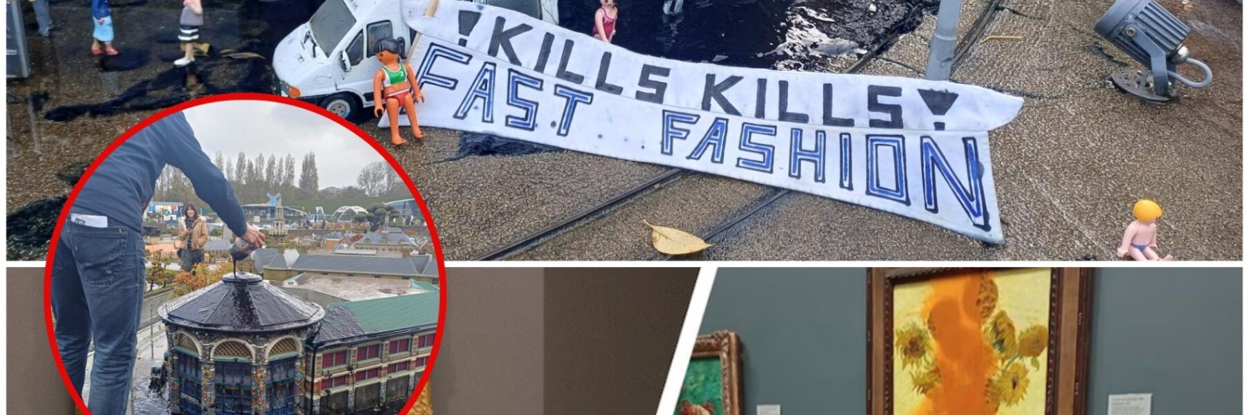 Activisten besmeuren Madurodam