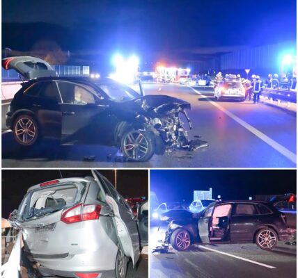 Schwerer Massencrash auf der A8 bei Ulm: Drei Verletzte, Autobahn stundenlang gesperrt 🚨🚗💥