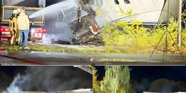 30-Meter-Yacht brennt komplett nieder – Reinfeld entgeht nur knapp einer Katastrophe!🔥👇