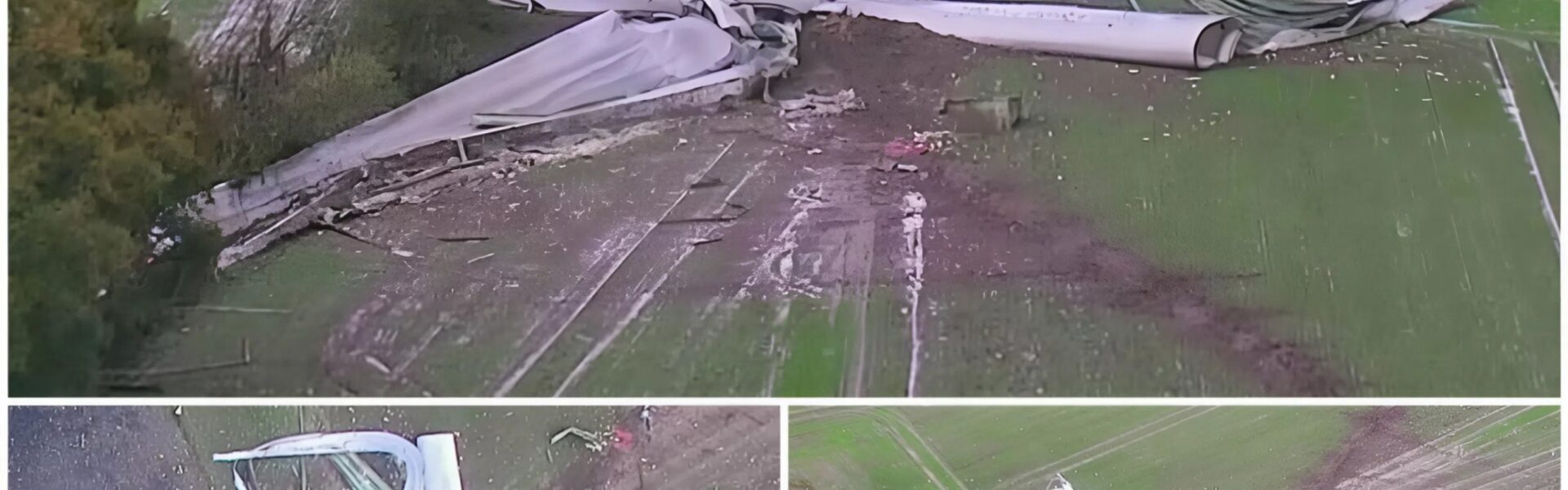 Dramatischer Zwischenfall im Münsterland: Windrad stürzt aus 125 Metern Höhe ab