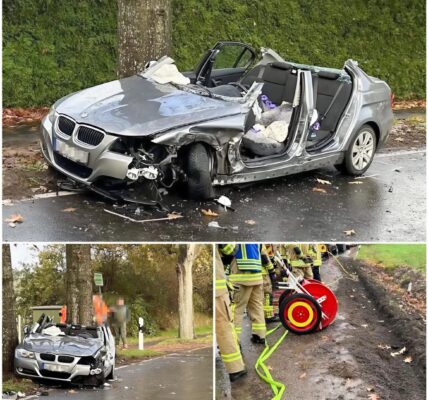 Schwerer Verkehrsunfall in Kleinoldendorf: Traktor kollidiert mit BMW – Zwei Personen verletzt