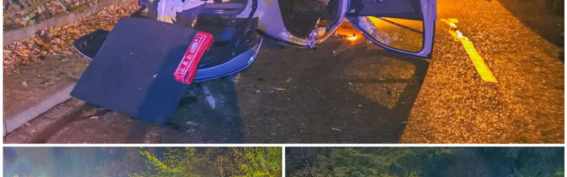 Schwerer Unfall in Karlsruhe-Hohenwettersbach: Peugeot-Fahrer prallt auf parkendes Auto und überschlägt sich