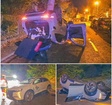 Schwerer Unfall in Karlsruhe-Hohenwettersbach: Peugeot-Fahrer prallt auf parkendes Auto und überschlägt sich