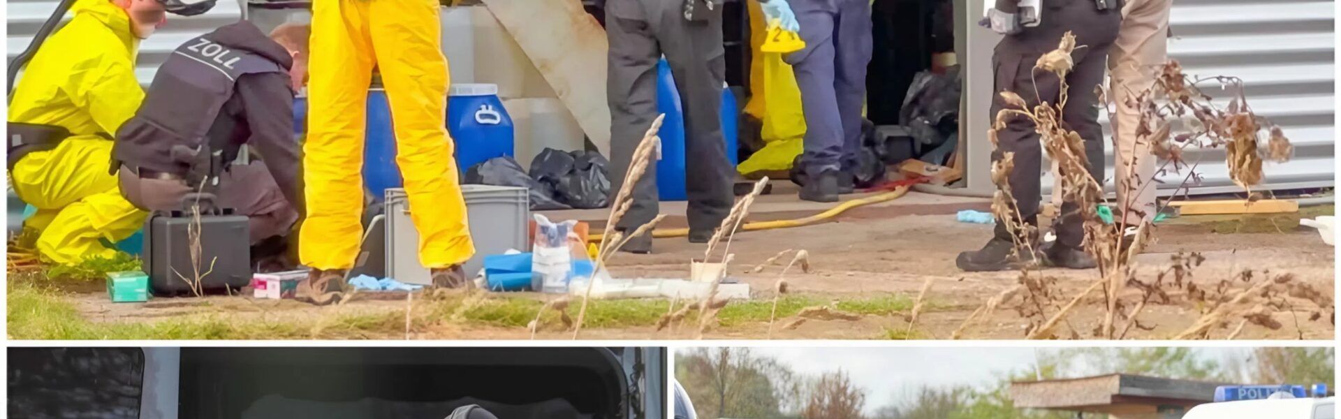 „Gigantisches Drogenlabor“ in Nauen entdeckt – Spektakuläre Razzia mit 150 Einsatzkräften