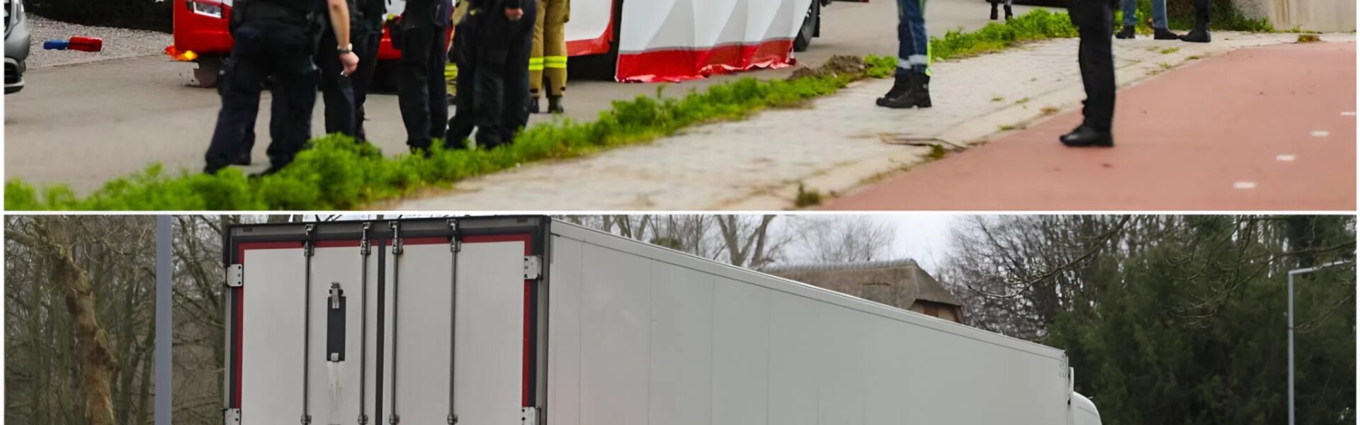 Fietser overleden na botsing met vrachtwagen in Barneveld