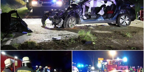 Auto landet betrunken im Graben: Feuerwehr befreit Fahrer bei Fredenbeck ..