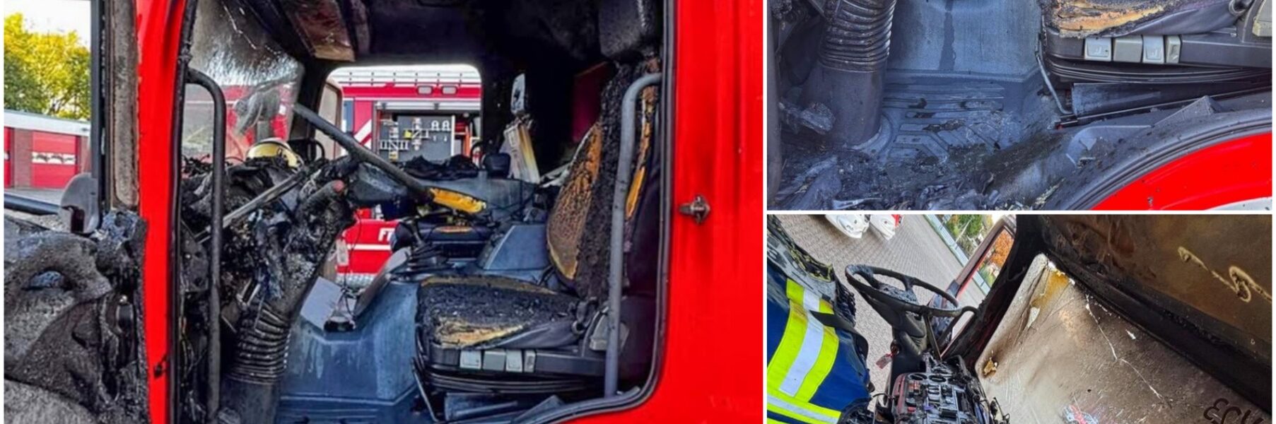 😱🔥 Rätselhaftes Feuer bei der Feuerwehr! Eine Drehleiter geht plötzlich in der eigenen Halle in Flammen auf – wie konnte das passieren? Ursache noch völlig unklar! 🚒🔥