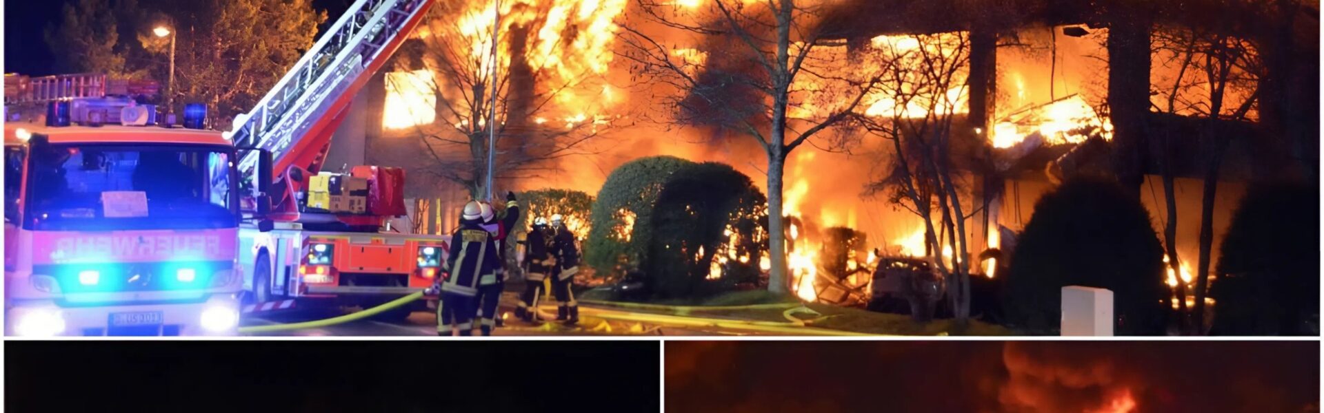 Explosionen bei Zimmerbrand fordern 7 Verletzte