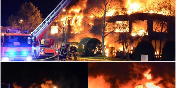 Explosionen bei Zimmerbrand fordern 7 Verletzte