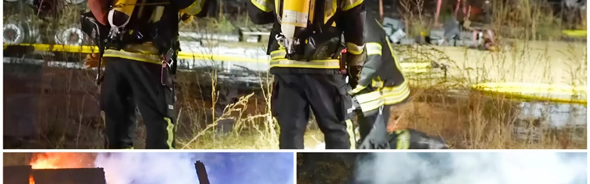 Verheerender Brandanschlag auf Schaustellerfamilie in Brandenburg – 40 Weihnachtsbuden und Lkw zerstört