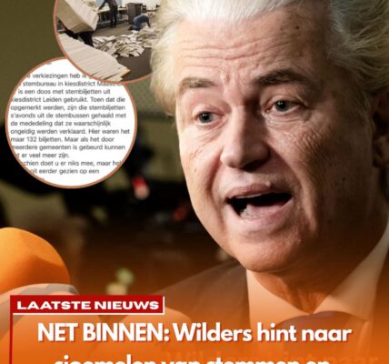 NET BINNEN: Wilders Zaait Twijfel Over Stemproces — Beschuldigingen van ‘Gesjoemel’ Leiden Tot Politieke Storm