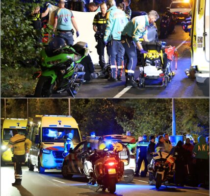 Chaotische nacht in Delft – Het motorongeluk op de Prinses Beatrixlaan onthult details die iedereen sprakeloos maken 😶‍🌫️🔥