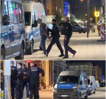 😱🎃 Halloween-Chaos in Karlsruhe! Explosionen, Schreie, Blaulicht – mitten am Marktplatz eskaliert der Abend! Polizei stürmt an, Jugendliche fliehen – was wirklich geschah, schockiert alle!