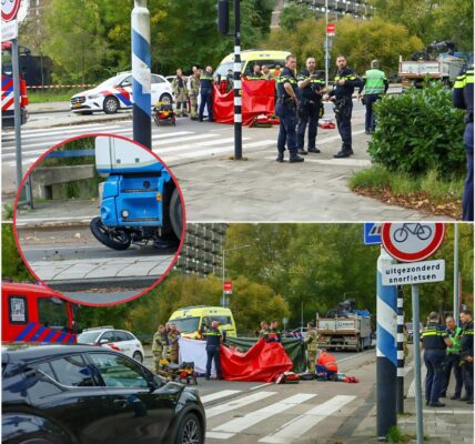 Motor met volwassenen en kinderen aangereden door vrachtwagen: Kind in kritieke toestand...