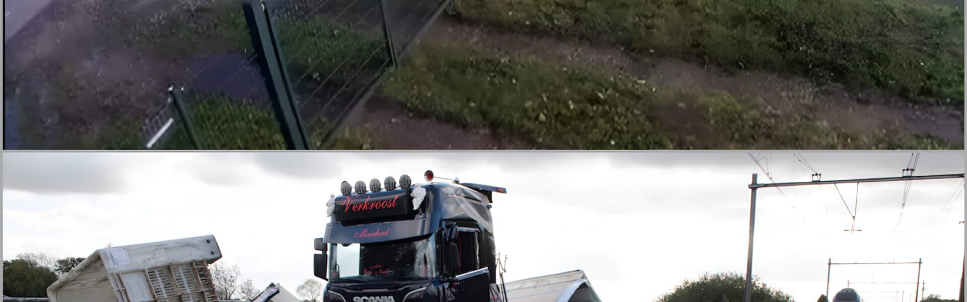 Tragedie in Meteren – NS-trein botst op vrachtwagen vol peren, foto uit de cabine laat heel Nederland verstillen 😱