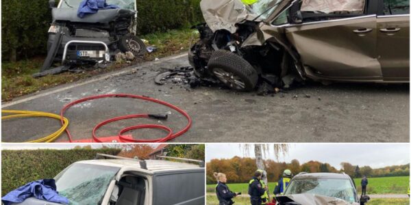 Schwerer Frontalcrash bei Horneburg-Daudieck: Zwei Kinder verletzt...