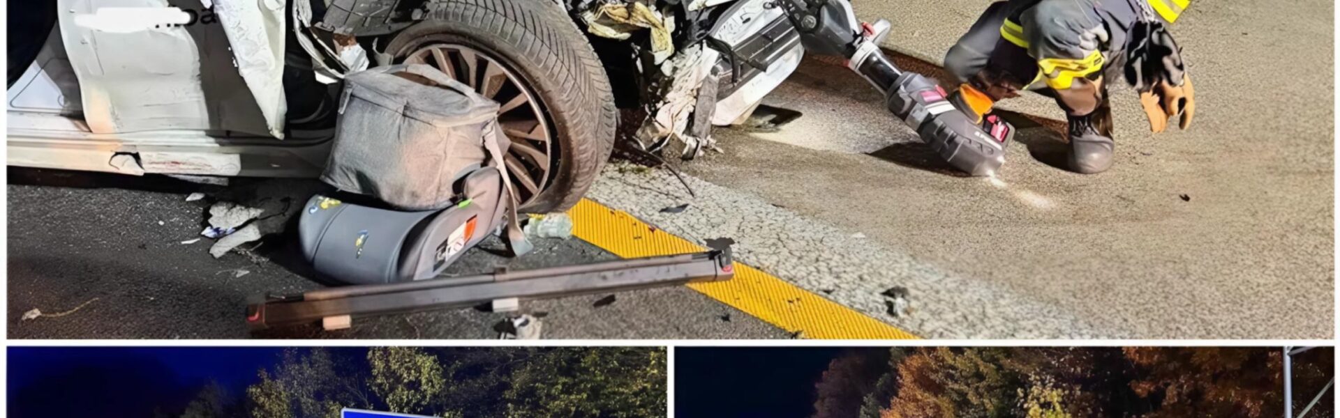 Schwerer Verkehrsunfall auf der A43 bei Sprockhövel – Zwei Verletzte am frühen Morgen des Allerheiligen