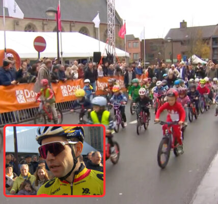 Tranen, lachen en een kinderkoers: het onvergetelijke afscheid van Tim Declercq