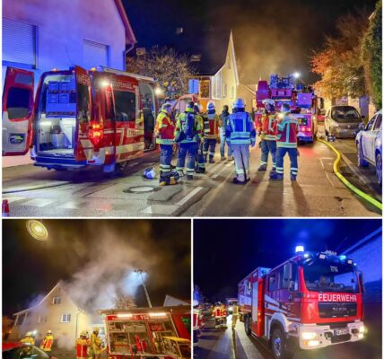 Kellerbrand in Stutensee-Staffort: Wohnhaus unbewohnbar – Bewohner unverletzt gerettet