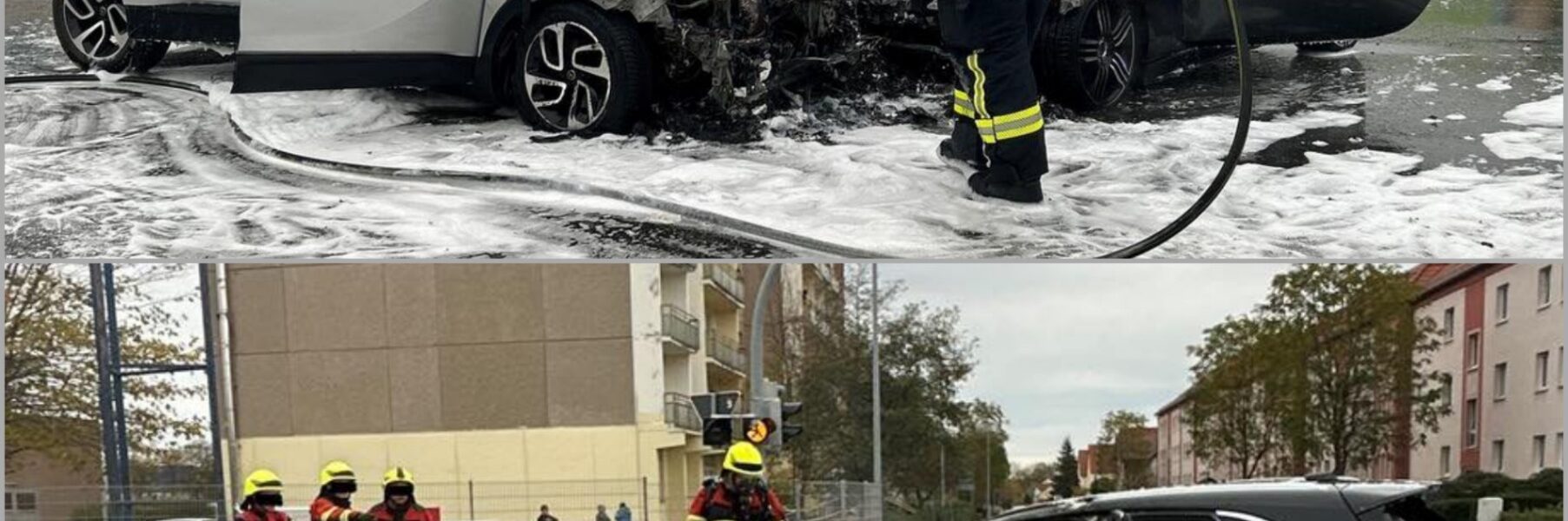 Tragödie in Arnstadt – Zwei Autos gehen nach einem mysteriösen Crash in Flammen auf, der wahre Auslöser lässt selbst Ermittler erschaudern 😶‍🌫️🚗🔥