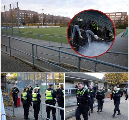 Massenschlägerei bei Amateurspiel in Hamburg-Veddel – Polizeihubschrauber im Einsatz