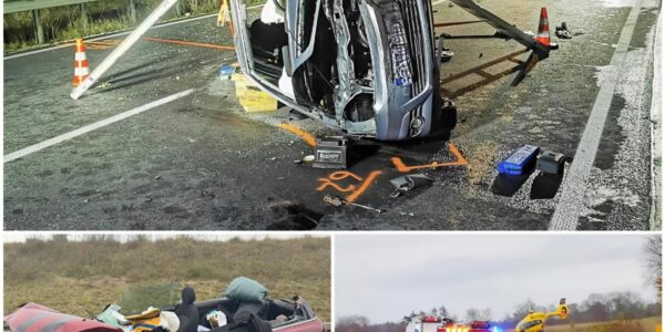 Schrecklicher Frontalcrash auf der B311 bei Untermarchtal – Zwei Schwerverletzte nach Horrorausmaß