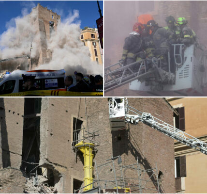 Elf uur onder het puin, levend gevonden… en toch gestorven: het tragische einde van bouwvakker Octay Stroici (66) in de ingestorte toren van Rome